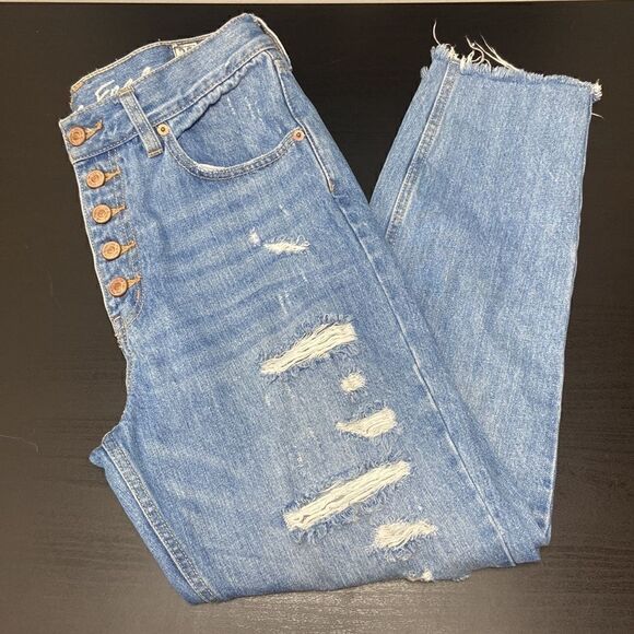 Free People | We The Free Blossom Rigid Crop Skinny Jeans Sz 28 - Picture 5 of 9